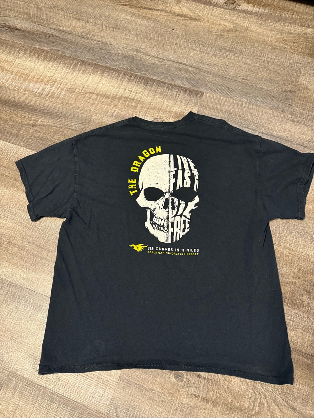 Tail of the Dragon ‘Live Fast Die Free’ T-Shirt